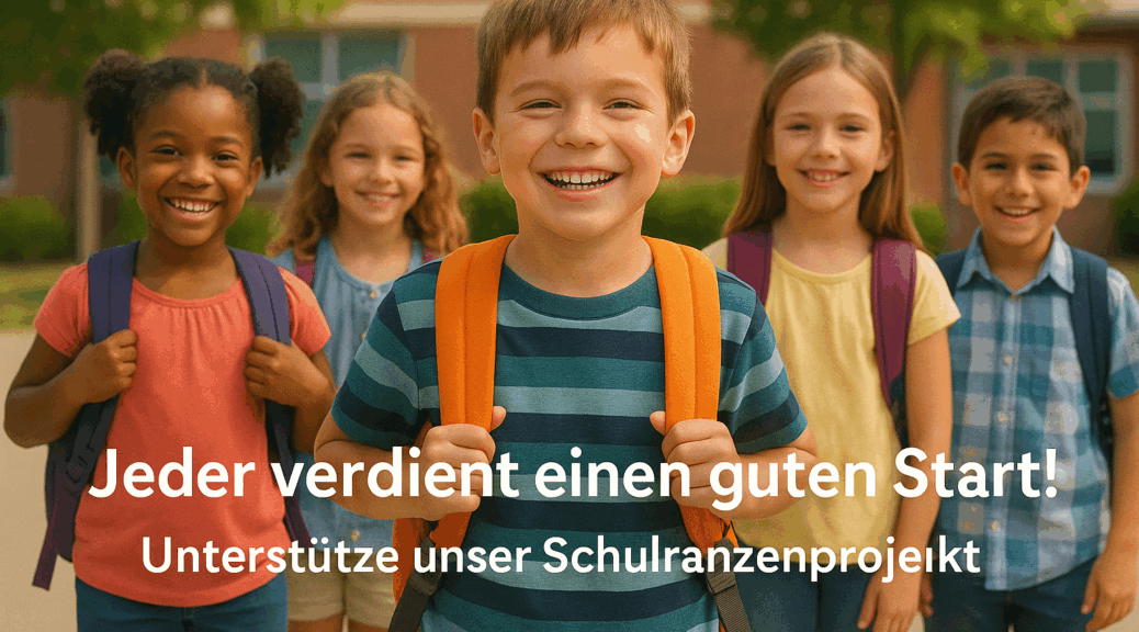 Schulranzen Projekt 2025 Unterstützung – Kinder mit neuen Schulranzen