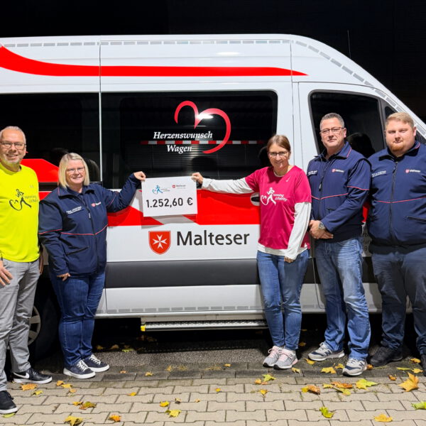 Gemeinsam gelaufen, gemeinsam geholfen – unsere Lauf-Challenge für den Herzenswunschwagen